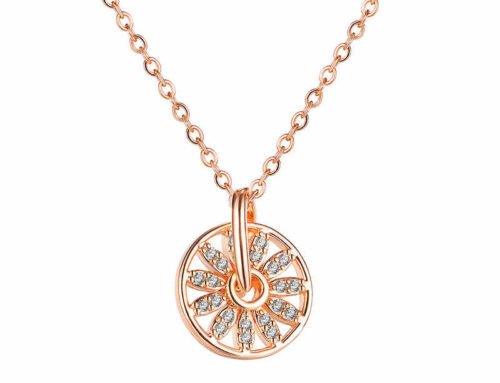 Custom necklace creative ferris wheel stainless steel chain