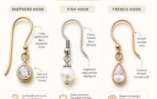 comparison of shepherd hook earrings and other earring hooks