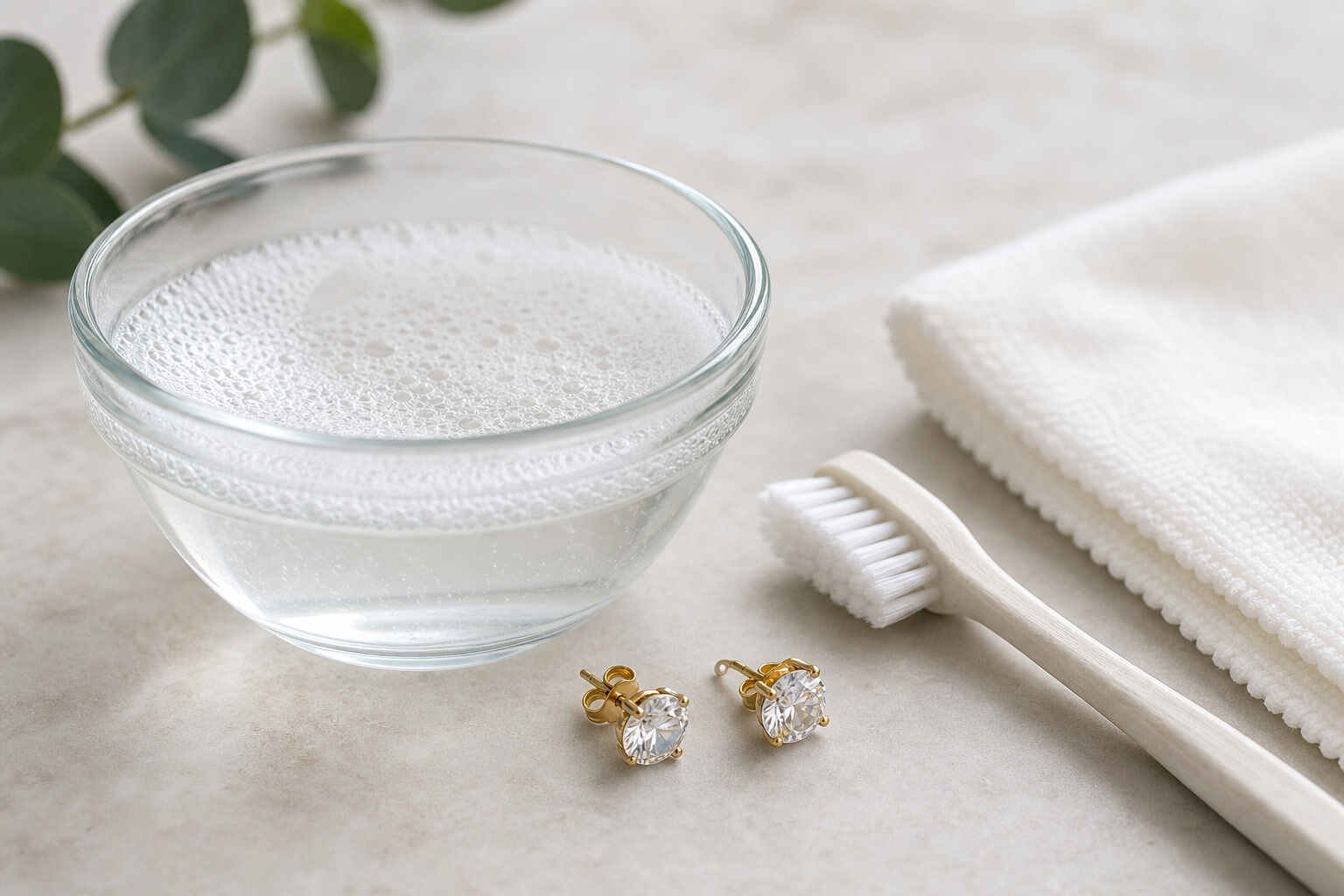 how to clean earrings: deep cleaning steps