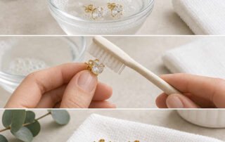 how to clean earrings safely at home