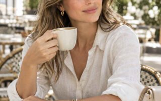 dainty beaded bracelets for chic café looks